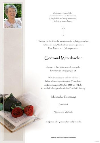 Bestattung Unvergessen Musterparte 08